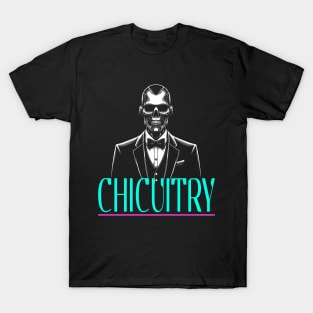 Chic and Creepy Robot: Cyberpunk Elegance T-Shirt